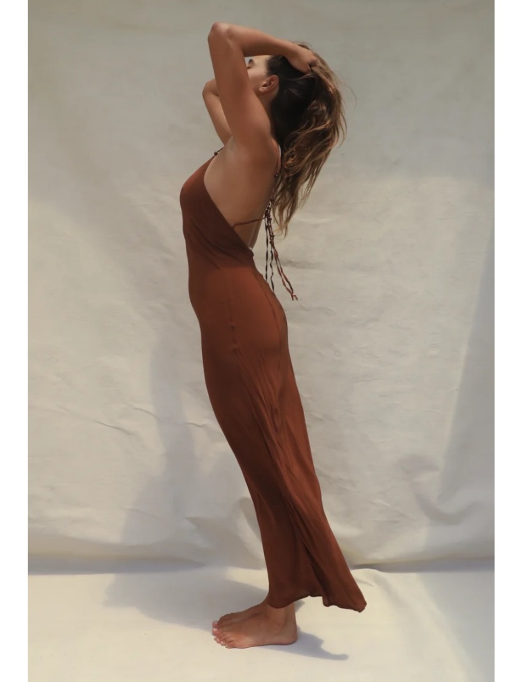 Stone Fox Beaded Alma Slip Dress